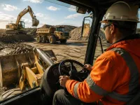 Construction machinery with operator